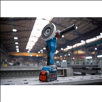 Bosch Akku-Winkelschleifer BITURBO mit X-LOCK GWX 18V-15 P, L-BOXX #06019H6F01