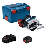 Bosch Akku-Kreissäge GKS 18V-57-2, 2 x Akku ProCORE18V 5.5Ah in L-BOXX #06016C1202