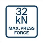 Bosch Akku-Presswerkzeug GPT 18V-32, 1 x XL-BOXX, Kit U #06019M2103