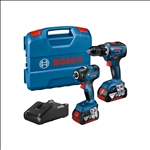 Bosch Combo Kit GDR 18V-200 + GSR 18V-55, L-Case #06019J2108