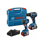Bosch Combo Kit GDR 18V-200 + GSR 18V-55, L-Case #06019J2108