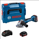 Bosch Akku-Winkelschleifer GWS 18V-10 P, 2 x Akku GBA 18V 5.0Ah in L-BOXX #06019J4101