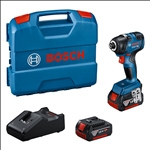 Bosch Akku-Drehschlagschrauber GDR 18V-200, 2 x Akku GBA 18V 4.0Ah in L-Case #06019J2107