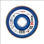 Bosch X-LOCK-Fächerschleifscheibe X551, Expert for Metal, K: 80, 115 mm #2608619813