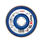 Bosch X-LOCK-Fächerschleifscheibe X551, Expert for Metal, K: 80, 115 mm #2608619813