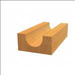 Bosch Hohlkehlfräser Expert for Wood, 8 mm, R1 3 mm, D 6 mm, L 12,7 mm, G 50,8 mm #2608629368