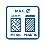 Bosch Akku-Presswerkzeug GPT 18V-19, L-BOXX 238, Kit TH #06019M2004