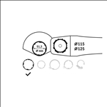 Bosch Schutzhaube ohne Deckblech, 115 mm, passend zu GWS 8-115 #1605510364