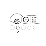Bosch Trennschutzhaube für GWS 9-100 P Professional, 100 mm #2608000679