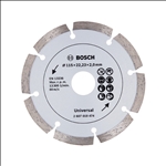 Bosch Diamanttrennscheibe für Baumaterial, Durchmesser: 115 mm #2607019474