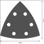 Bosch PRO F355 Schleifblatt, 93 mm, G320, 5-tlg. #2608605197