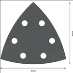 Bosch PRO F355 Schleifblatt, 93 mm, G400, 5-tlg. #2608605198