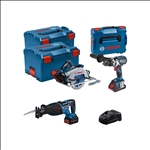 Bosch Combo Kit Set mit 3x 18V: GSB 18V-110C/GKS 18V-68GC /GSA 18V-28 /3 x Akku #0615990N38