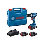 Bosch Prof. Set: Akku-Schlagbohrschrauber GSB 18V-45, 3x ProCORE18V 4.0Ah, L-Case #0615A5002U