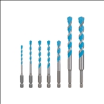 Bosch EXPERT HEX-9 Multi Construction Bohrer-Set, D= 4/5/6/6/8/10/12 mm, 7-tlg. #2608902370
