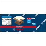 Bosch EXPERT C470 Schleifpapier-Set, 80 x 133 mm, K 240, 50 Stück #2608901665