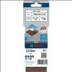 Bosch PRO X440 Schleifband, 60 x 400 mm, G60, G80, G100, 3-tlg. #2608606007