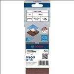 Bosch PRO X440 Schleifband, 65 x 410 mm, G40, 3-tlg. #2608606015