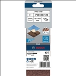 Bosch PRO X440 Schleifband, 65 x 410 mm, G60, G80, G100, 3-tlg. #2608606023