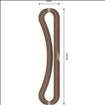 Bosch PRO X440 Schleifband, 13 x 457 mm, G120, 3-tlg. #2608606205