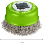 Bosch PRO Stainless Steel clean X-Lock Topfbürste, 75 x 0,3 mm #2608620728