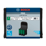 Bosch PRO Impact Socket Set mit PET-Abdeckungen, 1/2 Zoll, extra tief, 3‑tlg. #2608003033