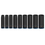 Bosch PRO Impact Socket Set, 1/4 Zoll, tief, 9‑tlg. #2608003035