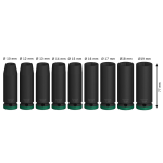 Bosch PRO Impact Socket Set, 1/2 Zoll, tief, 9‑tlg. #2608003039