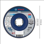 Bosch PRO X571 X-Lock Fächerschleifscheibe, 125 mm, G120 #2608621770