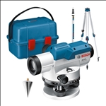 Bosch Optisches Nivelliergerät GOL 26 D, mit Baustativ BT160, Messstab GR 500 #0601068002