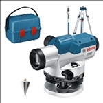 Bosch Optisches Nivelliergerät GOL 20 G, mit Baustativ BT160, Messstab GR 500 #0601068403