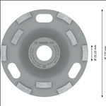 Bosch PRO Concrete Topfscheibe, 50 x 125 mm, 22,23 mm #2608601763