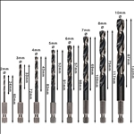 Bosch PRO Metal HSS-G Impact Spiralbohrer Set, 8-tlg. #2608577139