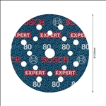 Bosch EXPERT O780 Folienschleifscheibe, 125 mm, G80 #2608902417
