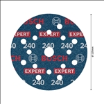 Bosch EXPERT O780 Folienschleifscheibe, 125 mm, G240 #2608902413