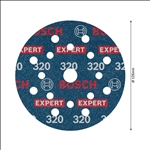 Bosch EXPERT O780 Folienschleifscheibe, 125 mm, G320 #2608902414
