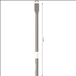 Bosch PRO HEX 19-4C Flachmeißel, 25 x 400 mm #1618630201