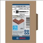Bosch PRO SDS max-4C Spatmeißel, 50 x 400 mm, 5-tlg #2608587184
