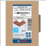 Bosch PRO SDS max-4C Flachmeißel-Set, 25 x 280 mm, 10-tlg. #2608690127