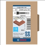 Bosch PRO SDS plus-4C Spatmeißel, 40 x 250 mm, 5-tlg #2608690133