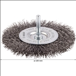 Bosch PRO Metal clean Scheibenbürste, zylindrischer Schaft, 100 x 0,3 mm #1609200273