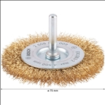 Bosch PRO Multi Material clean Scheibenbürste, gerader Schaft, 75 x 0,2 mm #2608622009