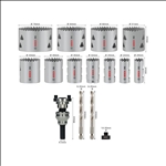 Bosch PRO Multi Material Lochsäge Q-Lock Aufsteckhalter-Set, 15-tlg. #2608901548