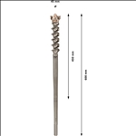 Bosch PRO SDS max-9 Break Through Bohrer, 45 x 450 x 600 mm #1618596455