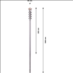Bosch PRO SDS max-9 Break Through Bohrer, 55 x 850 x 1000 mm #1618596458