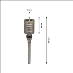 Bosch PRO SDS max-5 Core Cutter, einteilig, 68 x 80 x 160 mm #F00Y145194