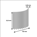 Bosch PRO CB281418 Bandsägeblatt, 733 mm, 2-tlg.. Für Handbandsägen #2608649000