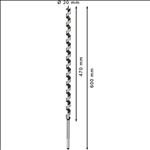 Bosch PRO Wood Holzschlangenbohrer, 20 x 470 x 600 mm #2608585721