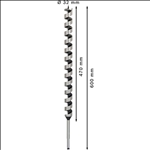 Bosch PRO Wood Holzschlangenbohrer, 32 x 470 x 600 mm #2608585727