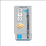 Bosch PRO Wood precise T144DP Stichsägeblatt, 100 mm, 100-tlg. #2608633A42